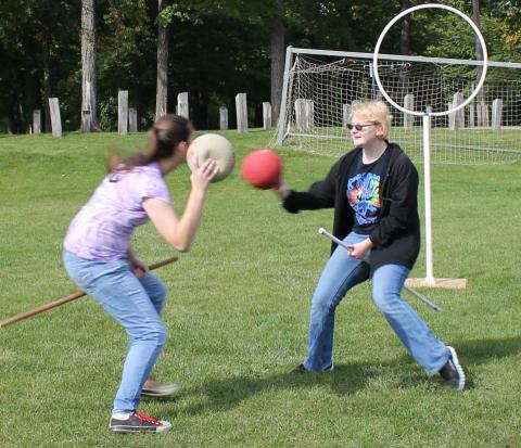 Alanna Murray and Team Captain Miranda Blankenship