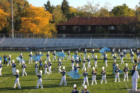 ELHS Marching Band at Grand Ledge ELHS Marching Band at Grand Ledge
