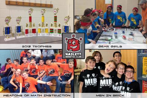 Photo courtesy of the Haslett Robotics Club