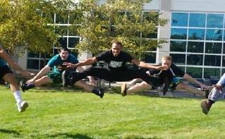 Left to Right: ELHS Seniors Joey Wojda, Bryan Leek, and Brian Darios Left to Right: ELHS Seniors Joey Wojda, Bryan Leek, and Brian Darios